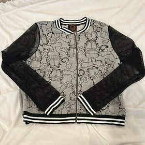 Garfield “nwot” bomber style jacket sz Large “cute”